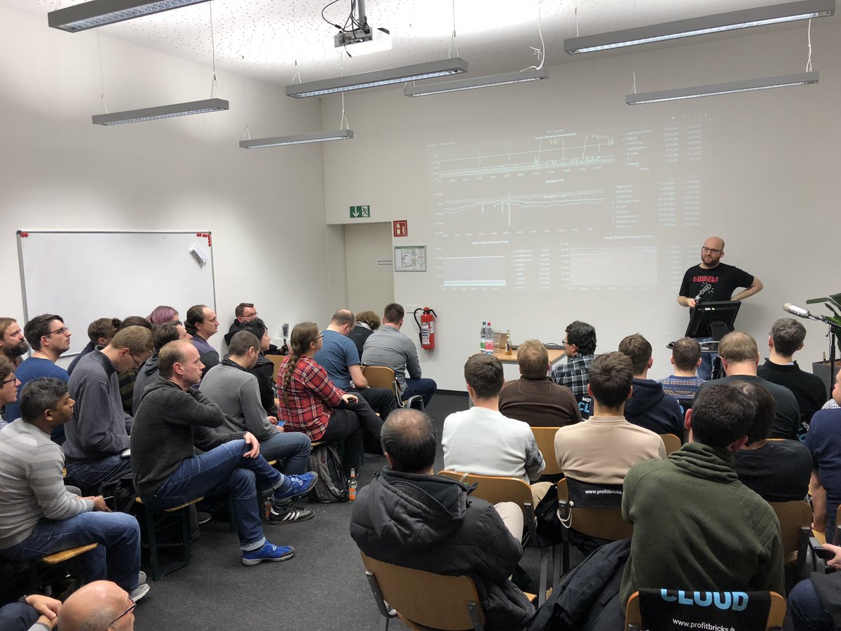 kubernetesBER's tweet image. Question and answer session for @SteffenHanikel of Flixbus on the presentation on how they set up #Kubernetes - #BerlinK8S