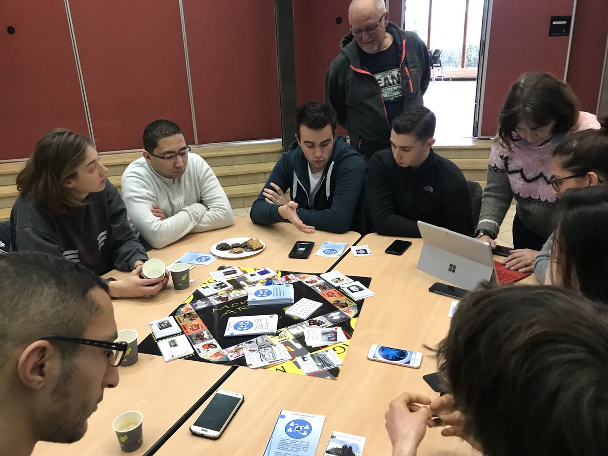 ftrouill's tweet photo. C’est parti ! 1er tour #seriousgames « mon art, mon management » @VillardTourisme @Grenoble_EM @upemlv @IRUPOfficiel @Sylvie_Mercier https://t.co/P0kie25Ofz