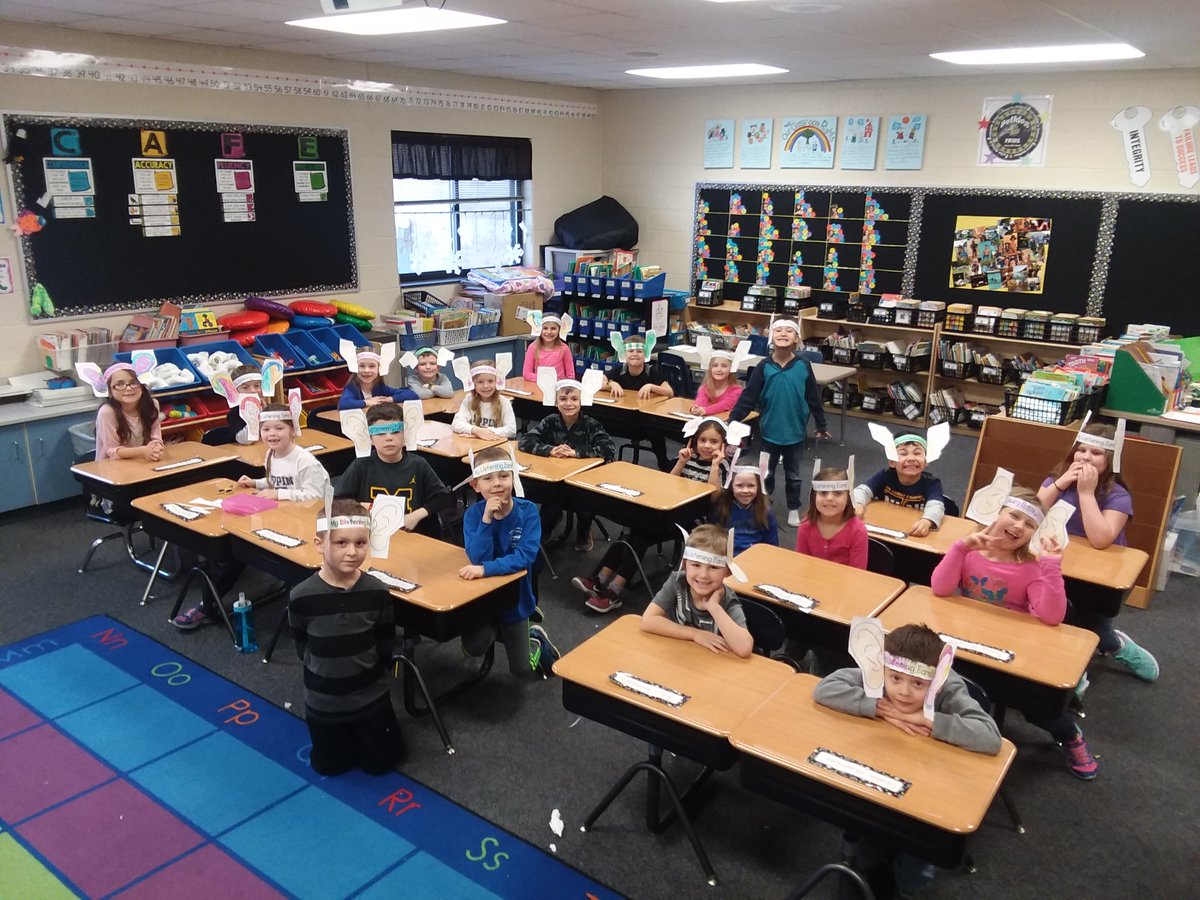Mrs_Trumley's tweet photo. Whole body listening lesson with Mrs. J!  #checkoutthoseears #dumbohasnothingonus #AlamoPRIDE https://t.co/qv60r7TkhZ