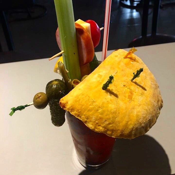 ColbysBilliards's tweet photo. Lunch In A Cup Sunday’s #JamaicanPatty #Caesar #Lunch #Brantford #Drink @colbys_billiards #Colbys https://t.co/aqoHyV8NIT