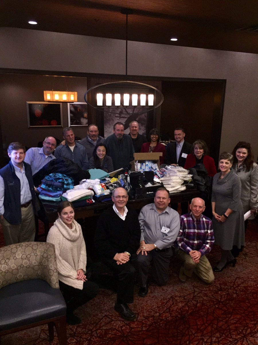 Last night, our wonderful members of Rotary NXT packaged and donated large quantities of clothing and supplies for the 2018 WinterHaven Homeless Veterans Stand Down initiative! Donations will be transported to the Washington DC VA Medical Center.