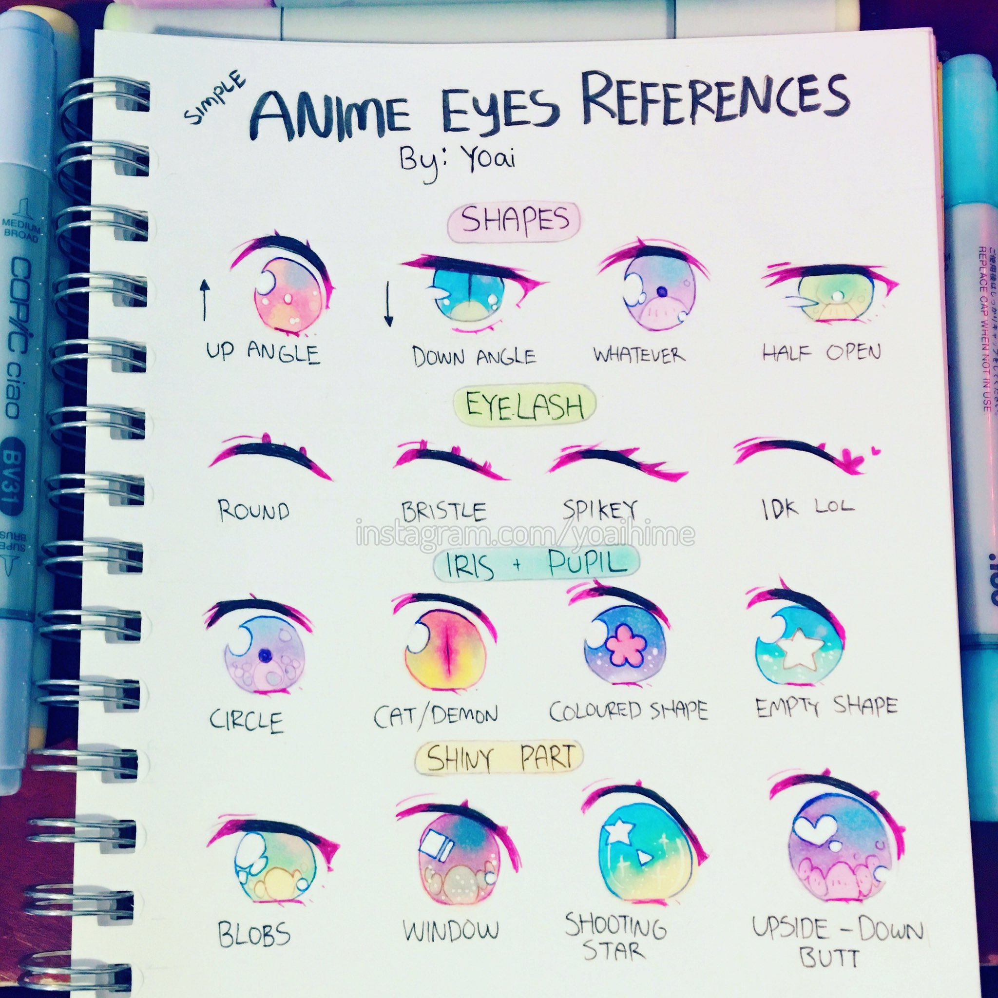 Anime eyes Hope it helps