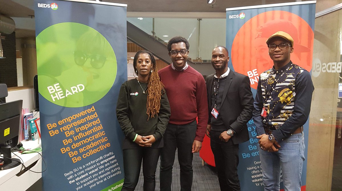Great meeting with the <a href="/nusuk/">NUS UK</a> Vice President HE <a href="/AmateyDoku/">Amatey Doku</a> on a courtesy visit to <a href="/BedsSU/">Beds SU</a> <a href="/uniofbeds/">uniofbeds</a>. He gave an insight into the key issues in the UK Education/Universities sector, his ongoing projects and priorities for the year going forward.