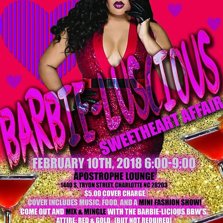 bonnieororo17's tweet photo. Come Out and have a great time with the Barbie-licious Women!! February 10th, 2018 6:00-9:00pm $5.00 entry.#MUSIC #FOOD #FASHION #MIXANDMINGLE #NETWORK #CONFIDENCE #BBW'S WINNING #TAGSOMEOME #SHARE !!!!! https://t.co/gCaEFUykBk