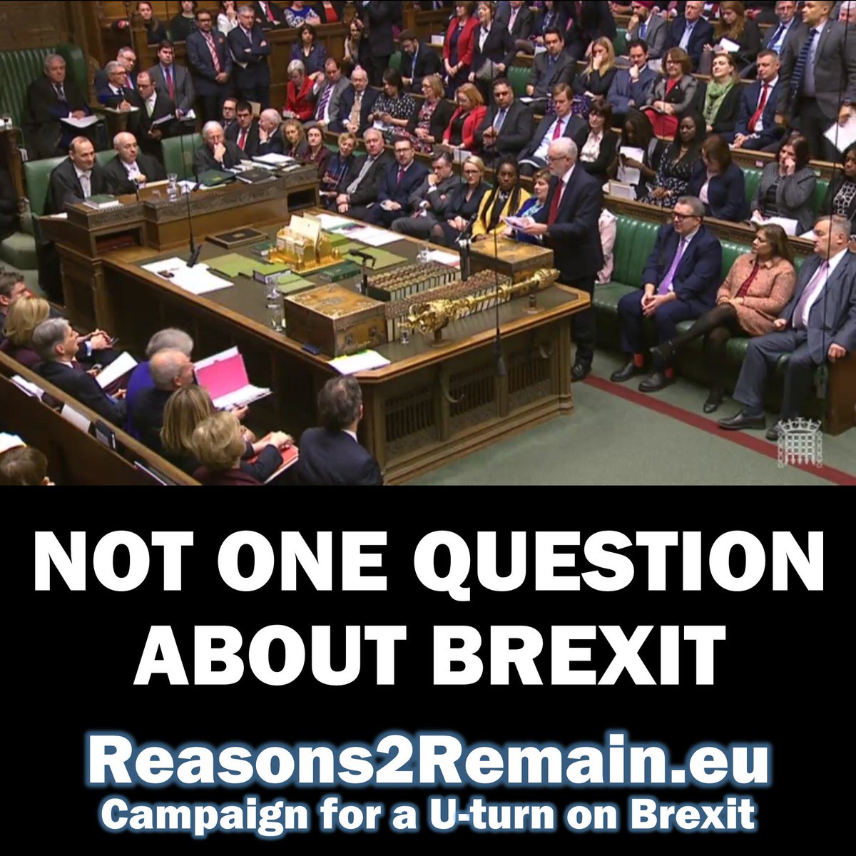 Reasons2Rejoin's tweet photo. At #PMQs today, the Labour leader @JeremyCorbyn didn’t mention anything about #Brexit. Sorry, @DonaldTusk and @JunckerEU, London isn’t listening to your heartfelt message. Please read and share @Jon_Danzig’s report: https://t.co/QdO2lN3ph4 https://t.co/vh9vAG8kmf