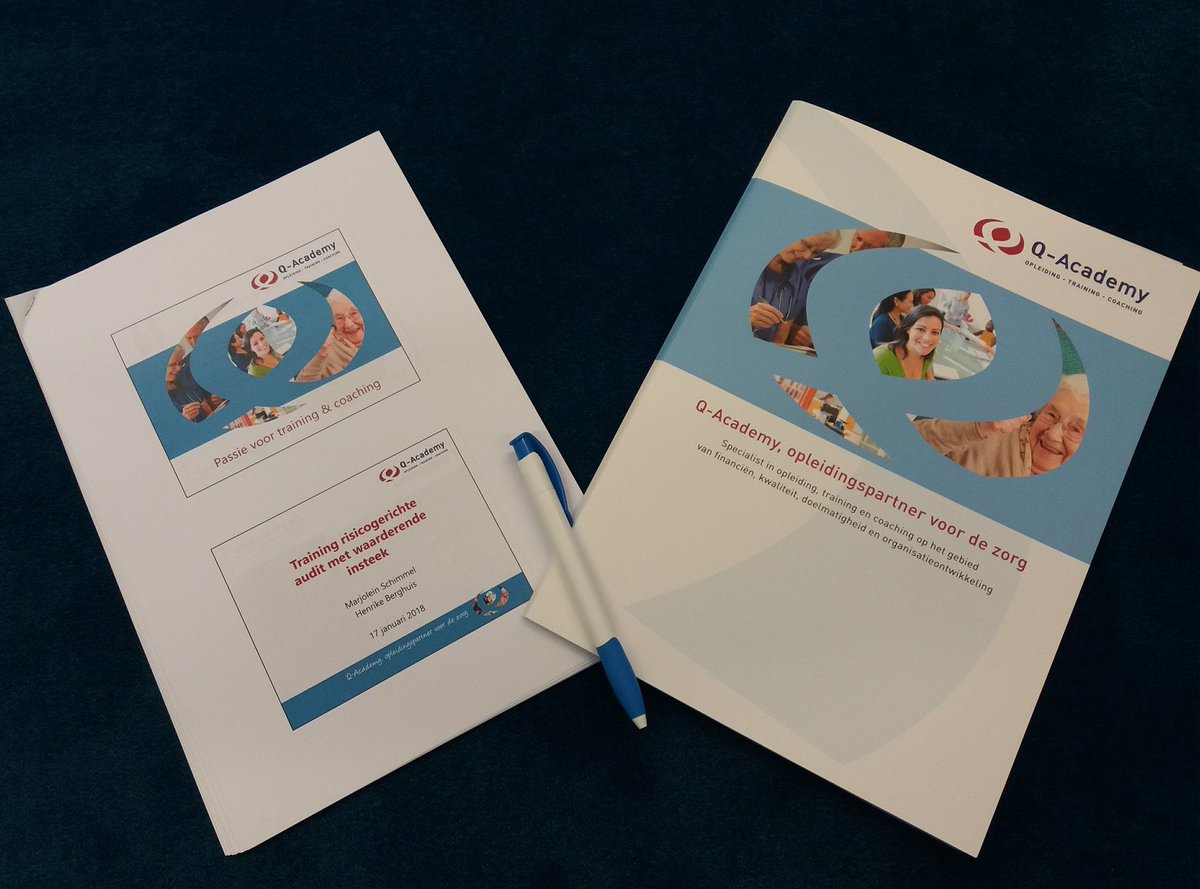 Vandaag kreeg het auditteam <a href="/znwv/">Zorggroep NW-Veluwe</a> een inspirerende training @QAcademy_nl @MarjoleinSchim.