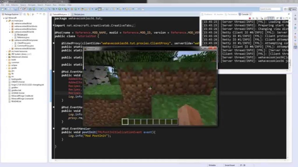 Moddingtutorials Minecraft Forge 1 7 10 Modding Tutorials Episode 1710 172 Block Blocks Development Eclipse Environment Episode2 Gradle Item Items Java Javaprogramminglanguage Javasoftware Keys Kingdom