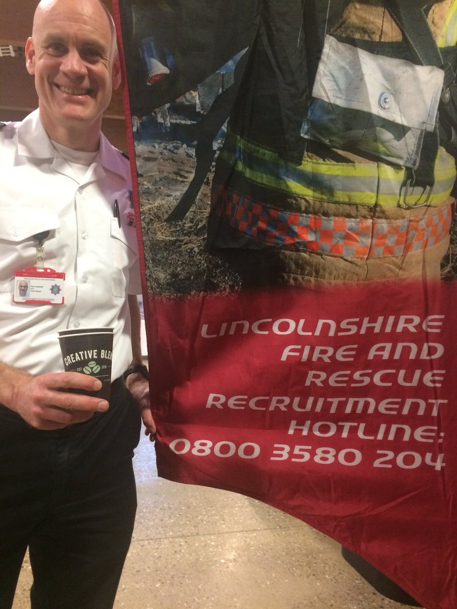 KyleCampbell999's tweet photo. Thank you #CreativeBlend for keeping us going #LincsBizExpo @LincsFireRescue https://t.co/GjHoGaYKrp
