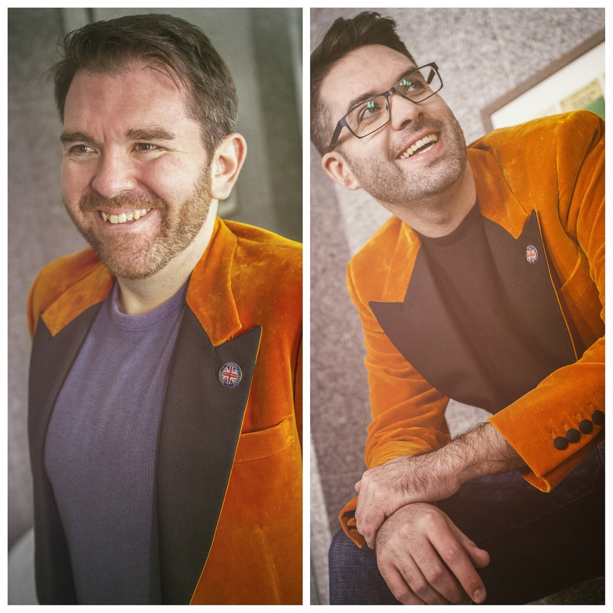 sneakyzebra's tweet photo. We got asked to wear the iconic jacket from Kingsman and be part of the #orangejacketchallenge and Fox will donate £250 to #HelpforHeroes in our name and to celebrate the DVD release!
Huge shout outs to our real life heroes - our Dads!
@KingsmanMovie
@HelpforHeroes https://t.co/CXnnZPQsqd