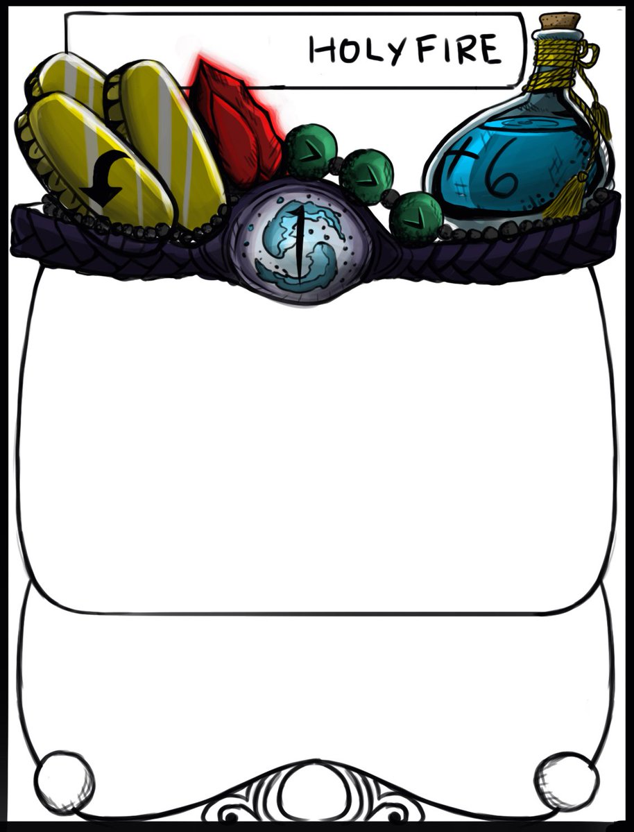 Mattendo21's tweet photo. Progress on card layout and the warrior's design! #BossBattleGame #cardgames https://t.co/UPO82BQZWH