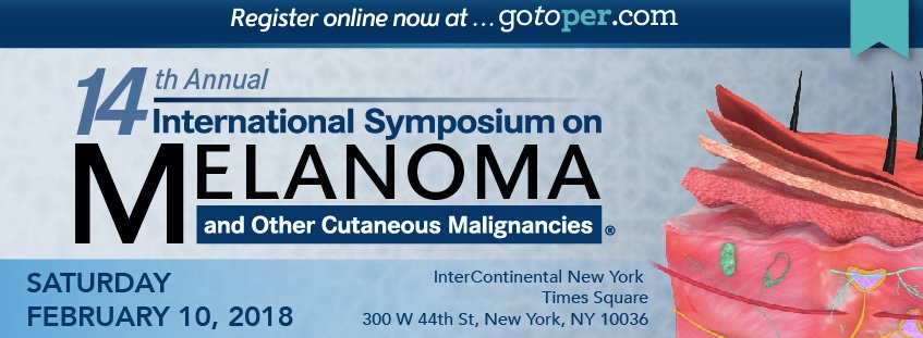 OmidHamidMD's tweet photo. Evaluate emerging clinical data regarding new regional therapies, targeted therapies, and #immunotherapies in treating #melanoma- Relatable to ALL CANCERS #PER_IME. Register at: https://t.co/wCbbN4VmPT https://t.co/rnSFpwuJDJ