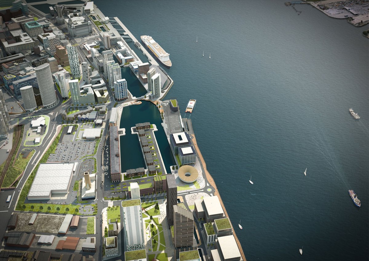 Lpool_Waters's tweet photo. 2018 is set to be a busy one for Princes Dock as @TheRegendaGroup's Plaza 1821 has already started on site, 2 more residential towers by @LiveTheModaLife and @Your_Housing plus
a new cruise liner terminal are all expected to start work on site. https://t.co/zw1Fl97j8n