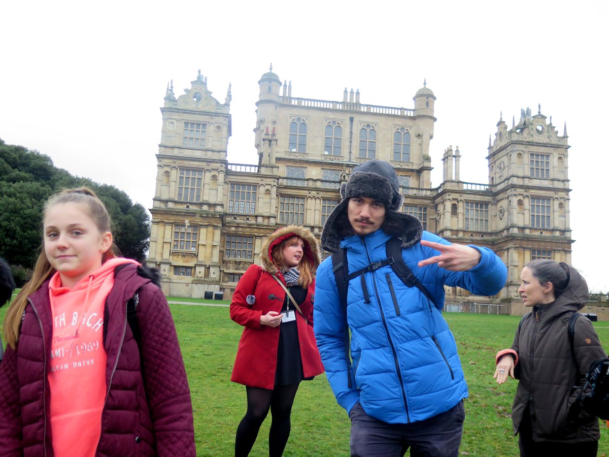 createcharity's tweet photo. Today is #MuseumSelfieDay - our participants in our photography project in #Nottingham with 
#youngcarers took some great snaps for the occasion. @WollatonHall  @UniofNottingham https://t.co/76QEBM36tj