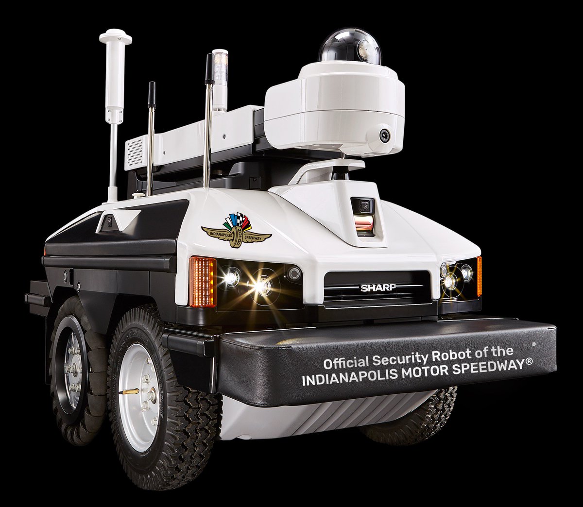 AliceDi's tweet image. #SharpINTELLOS is the official #Security #Robot of the @IMS! Sharp is thrilled to announce this new relationship and can&apos;t wait for our A-UGV to get to work guarding the Racing Capital of the World! 

Full press release: bit.ly/2rgYGj6

#robotics #IndyMotorSpeedway