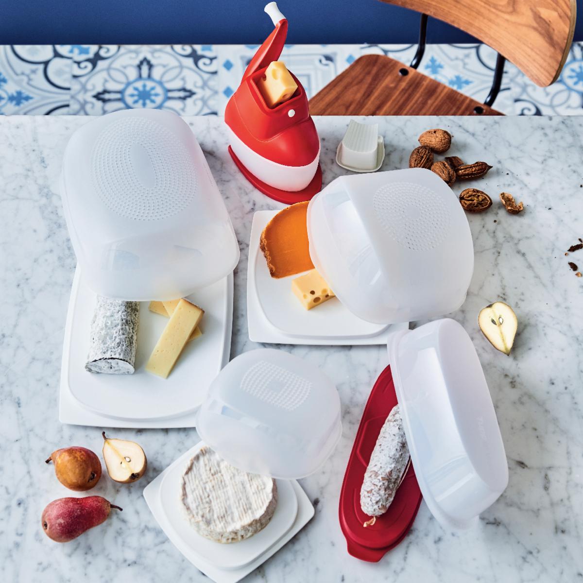 Tupperware Brands on X: From brie to manchego, your cheese will stay fresh  in our CheeSmart containers that come in multiple sizes to fit your needs.  Need to top off a pasta