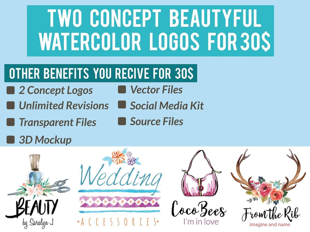 isu_design's tweet photo. Visite my twitter page and click web site link to place your watercolor logo for business or web site https://t.co/g57aMV6X0D