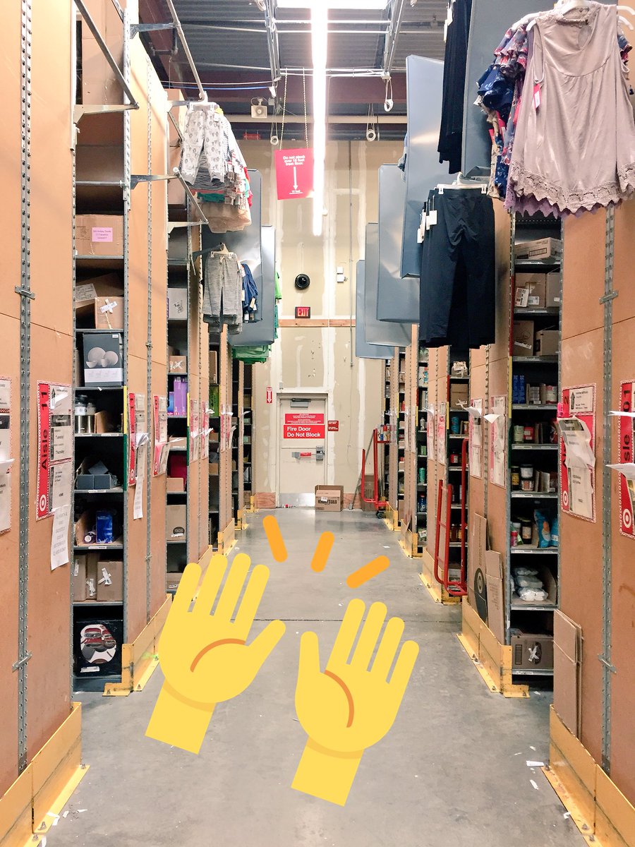 Target_Charlie's tweet image. Truck done, floor clean, and Team Members learning more about backroom standards! 1509 is starting Wednesday on the right foot! #bounceback #T1509 #loglife