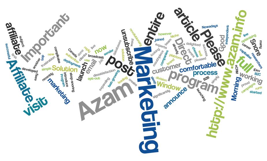 azammarketing's tweet photo. Some of the most popular words in the Azam Marketing blog at https://t.co/5mSy1oKLP7 . Check it out for the latest industry and Azam news and insights!
#marketingblog #advertisingblog #businessblog #marketingnews https://t.co/0ONuVJZN3t