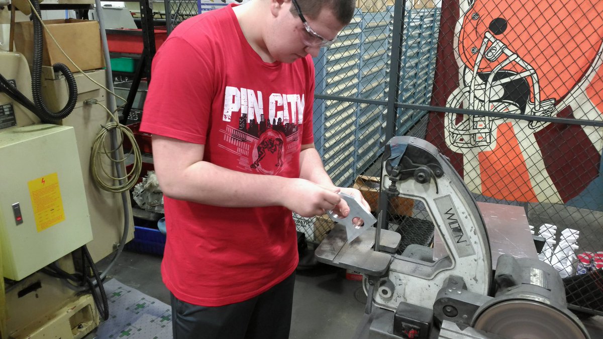 Looks of work being done on the battle bot <a href="/JergensInc/">Jergens, Inc.</a> last night. Keep it up!