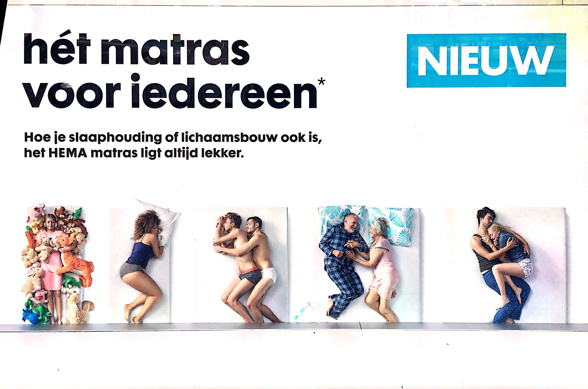 verbrand Faial lezing Anouk Bolsenbroek on Twitter: "Yes! Het inclusief matras van de @HEMA!! Een  mooie inclusieve reclame campagne! Wie volgt! https://t.co/8YmjUMDDv5" /  Twitter