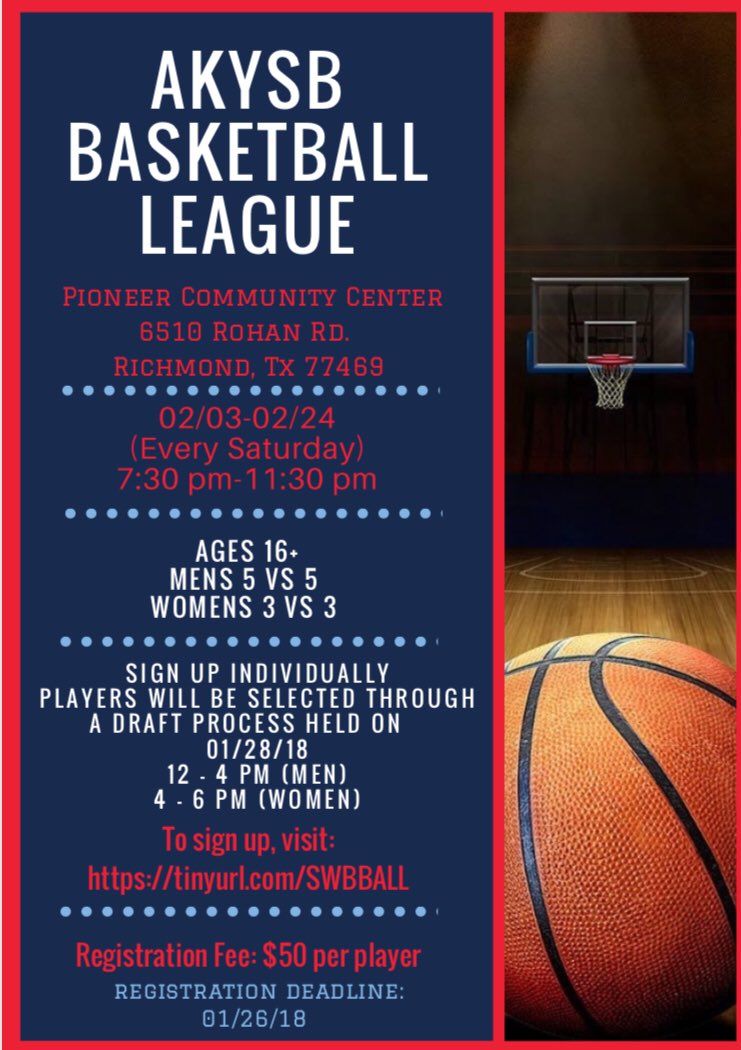 RohisM's tweet image. Sign up! Limited spots available. DM me if you have questions. tinyurl.com/SWBBALL