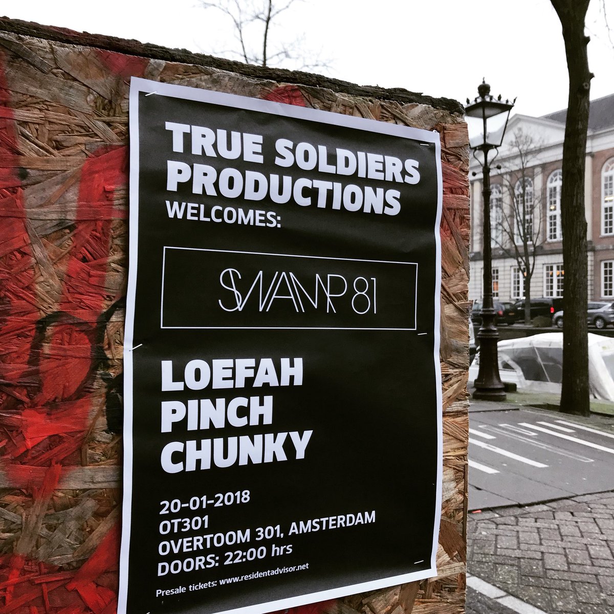 Incoming >>>>> This Saturday Amsterdam! <a href="/SWAMP81/">SWAMP 81</a> <a href="/loefah/">LOEFAH</a> @TectonicPinch <a href="/mcrCHUNKY/">hanc del chunkus</a> <a href="/OT301/">OT301 Amsterdam</a>