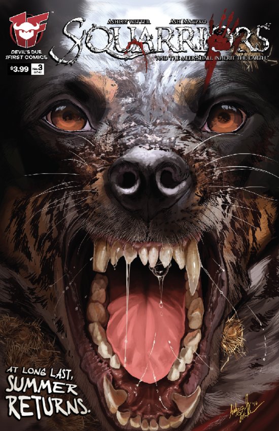 DevilsDue's tweet photo. It's Wednesday! Which means you should high-tail it (see what we did there?) to the comic shop and order Squarriors Volume 2 Summer #3.  Or you can pre-order your copy here:
https://t.co/0qMFSADcYs

In stores in March. #squarriors #devilsdue #ashleywitter #ashmaczko https://t.co/mfJ6AZPpzW