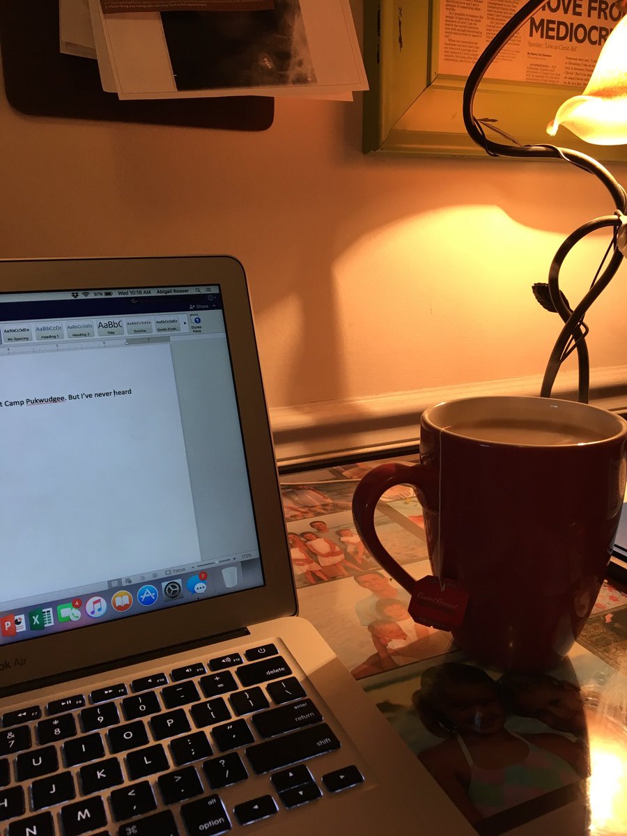 It’s a good day to write! Working on BELIEVE, the sequel!