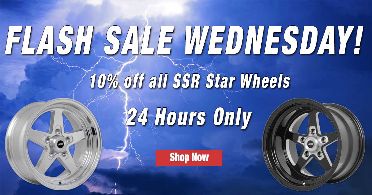 JEGSPerformance's tweet photo. Looking For NEW Wheels? Check Out Our Flash Sale On SSR Star Wheels TODAY ONLY Here:
https://t.co/polW5fDKDE
#FlashSaleWednesday #ILoveJEGS #INeedThis #GottaHaveIt #SSRStarWheels https://t.co/mLbR4g4YKZ