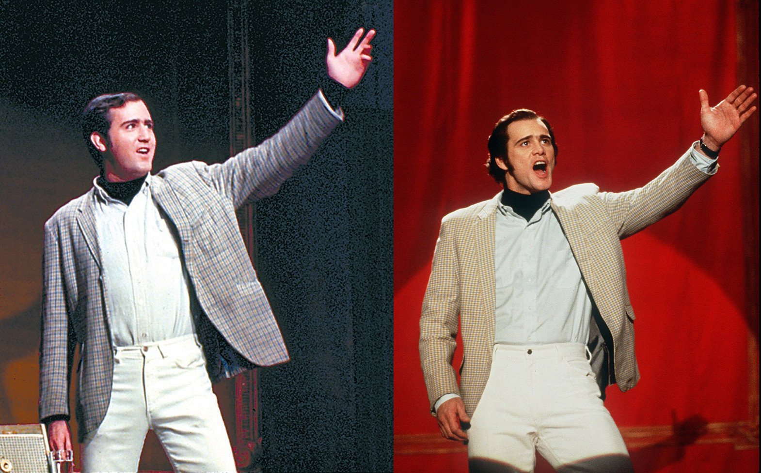 Happy Birthday to both Andy Kaufman and Jim Carrey. 