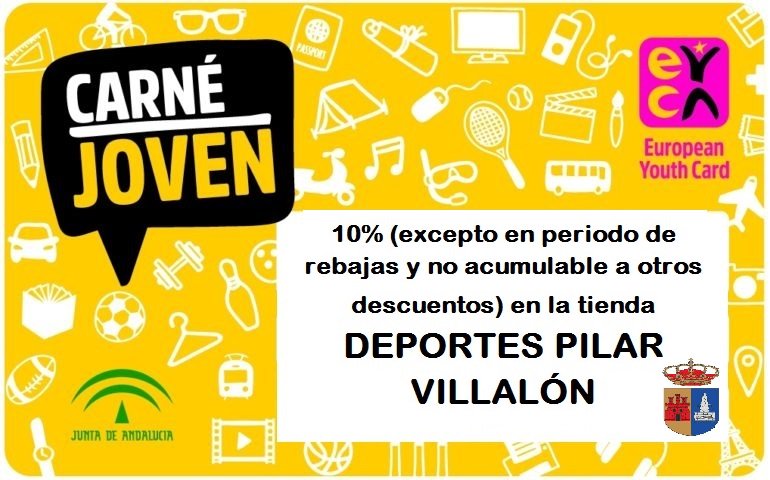 FuentesJuventud's tweet photo. Algunos descuentos del #carnéjovenen en comercios fontaniegos https://t.co/qnk8qISbVd