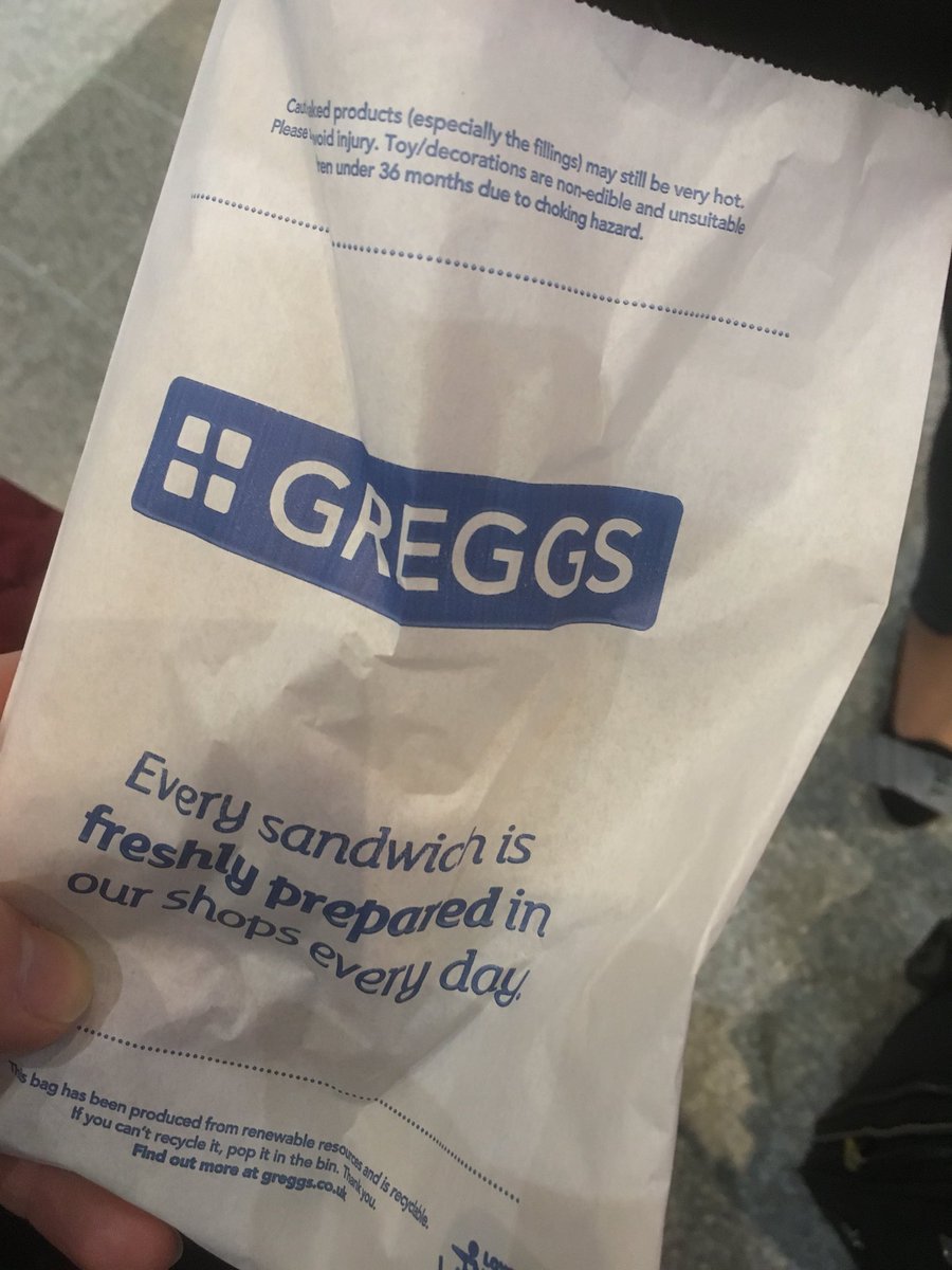 You know your a Geordie when you see Greggs and your totally buzzing .