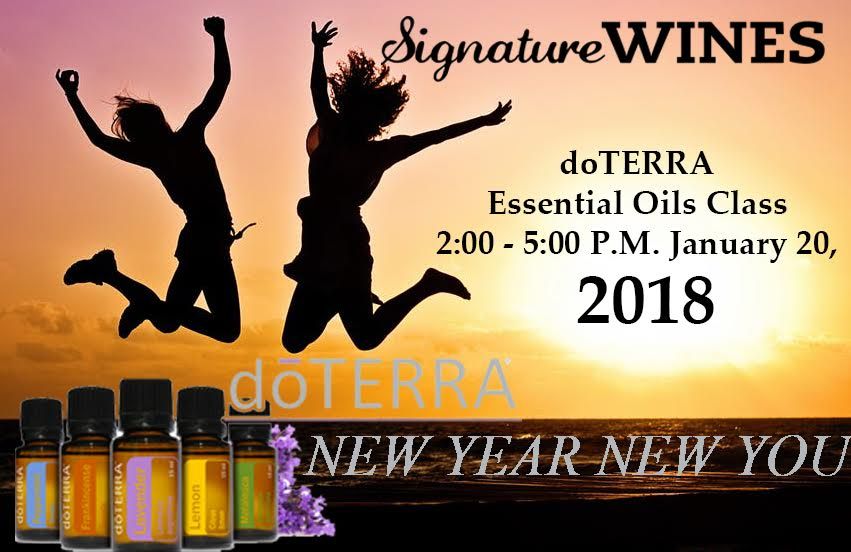 Signature_Wines's tweet photo. THIS SATURDAY! 1/18 2-5pm
NEW YEAR! NEW YOU!
COME &amp; JOIN US
in learning how doTERRA can help you by using essential oils, all natural supplements, and the Slim &amp; Sassy line of products.
Bring A Friend!
https://t.co/Mf6fcPmKCi https://t.co/RoOu8y6XAm