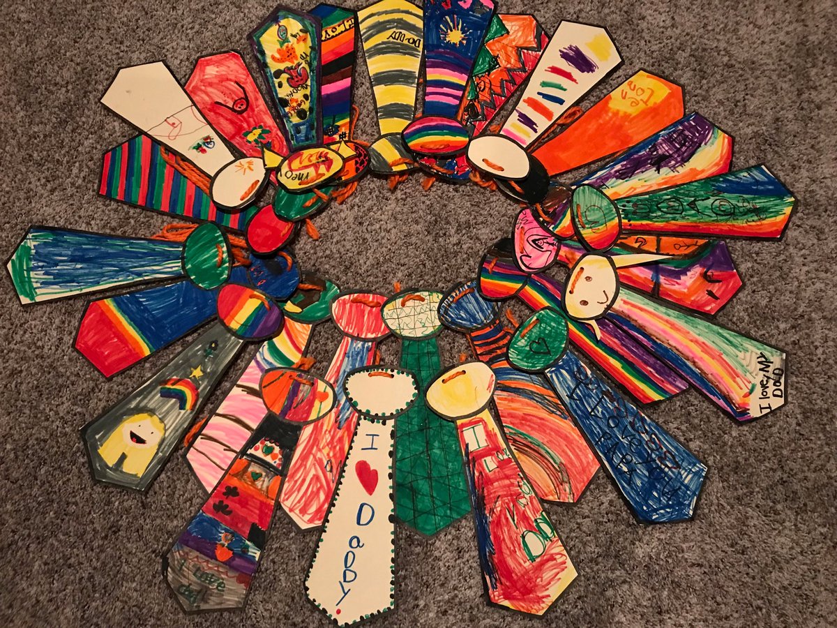 Poohspals's tweet photo. The custom ties are complete and we’re ready to celebrate our amazing dads/grandpas/uncles/father figures/loved ones this morning! #rcsdstoneridge #rcsdchampions https://t.co/vcp9EDyfh3