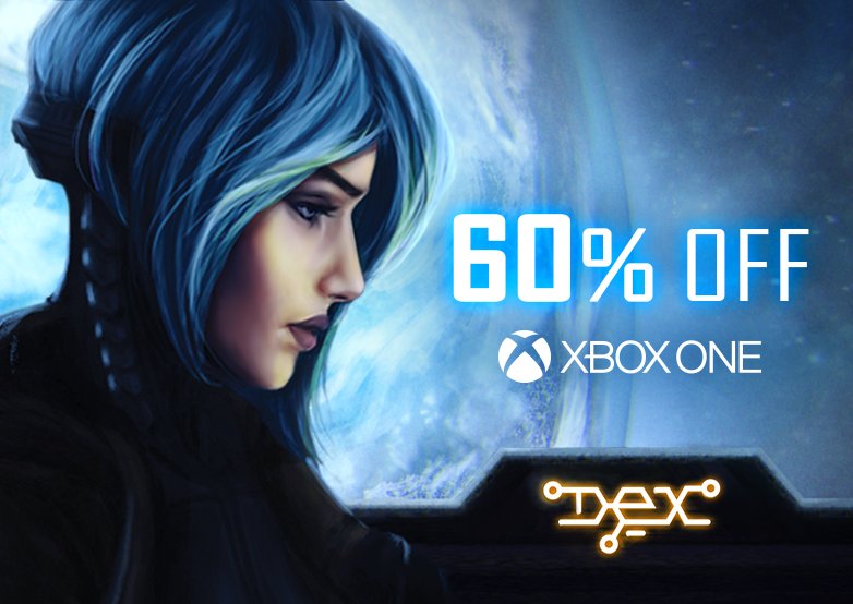 Feeling hungry for some #cyberpunk pie on your #XboxOne? Check the store and get 'Dex' with 60% off. The Artistic Adventure #Sales ends on 22 of Jan.
microsoft.com/store/p/dex/c0…