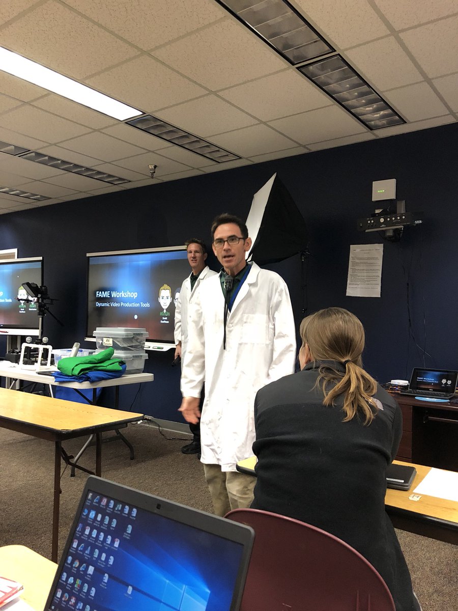 SCMSMedia's tweet photo. Dynamic Video Production training by the #greenshirts #ocsla is greatful @OsceolaMITD #SDOCGoodtoGreat https://t.co/UhJE4QcrU4