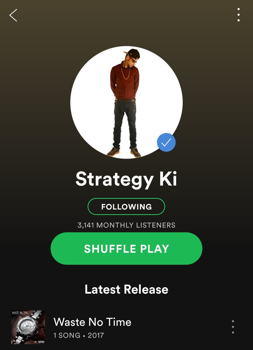 #Spotify open.spotify.com/artist/2xzbvvO… #follow <a href="/STRATEGYKI/">LeightonPalmer</a>