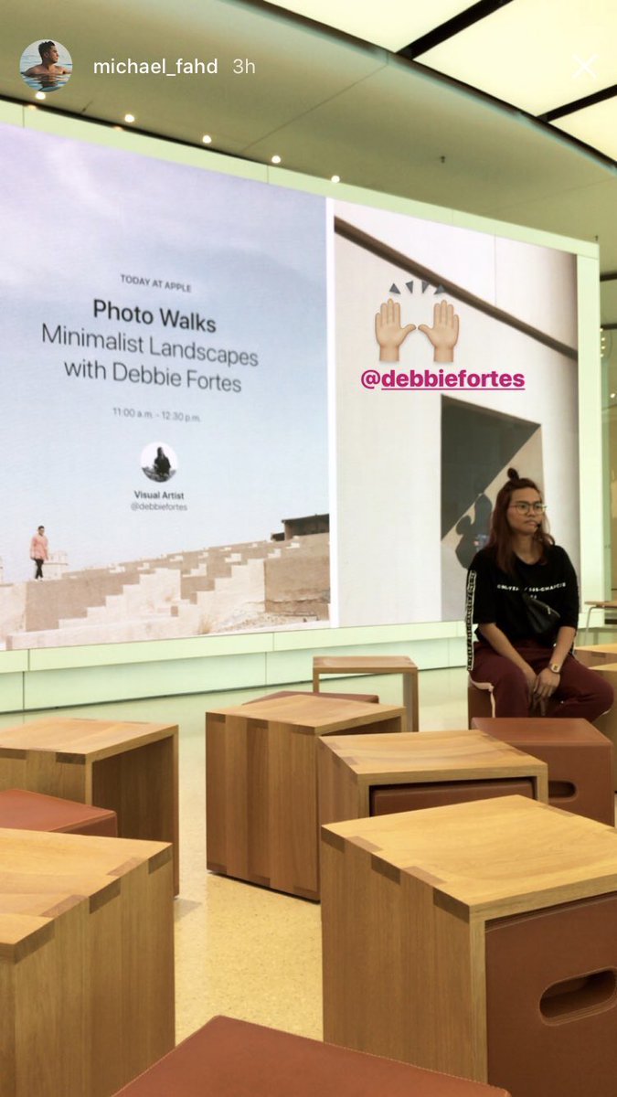 santandebb's tweet photo. Honored to lead the first photo walk for 2018 at #TodayAtApple thank you to those who came out and joined. 🙌🏾🍎 https://t.co/phD1GtruKl