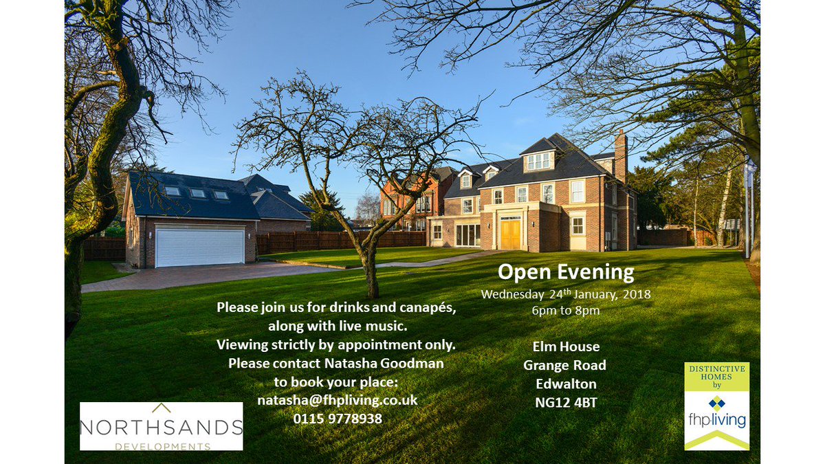 FHPLiving's tweet photo. OPEN EVENING - brand new property in Edwalton by #NorthsandsDevelopments - see our website for further details... https://t.co/fsTdm02sqU #property #openevening #launch #nottingham #sales https://t.co/X1otefwW1L