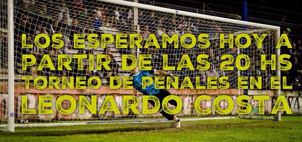 YoSoyLinqueno's tweet photo. HOY TORNEO DE PENALES EN EL LEONARDO COSTA!
LOS ESPERAMOS CON LA MEJOR CANTINA https://t.co/cIYUq82Drh