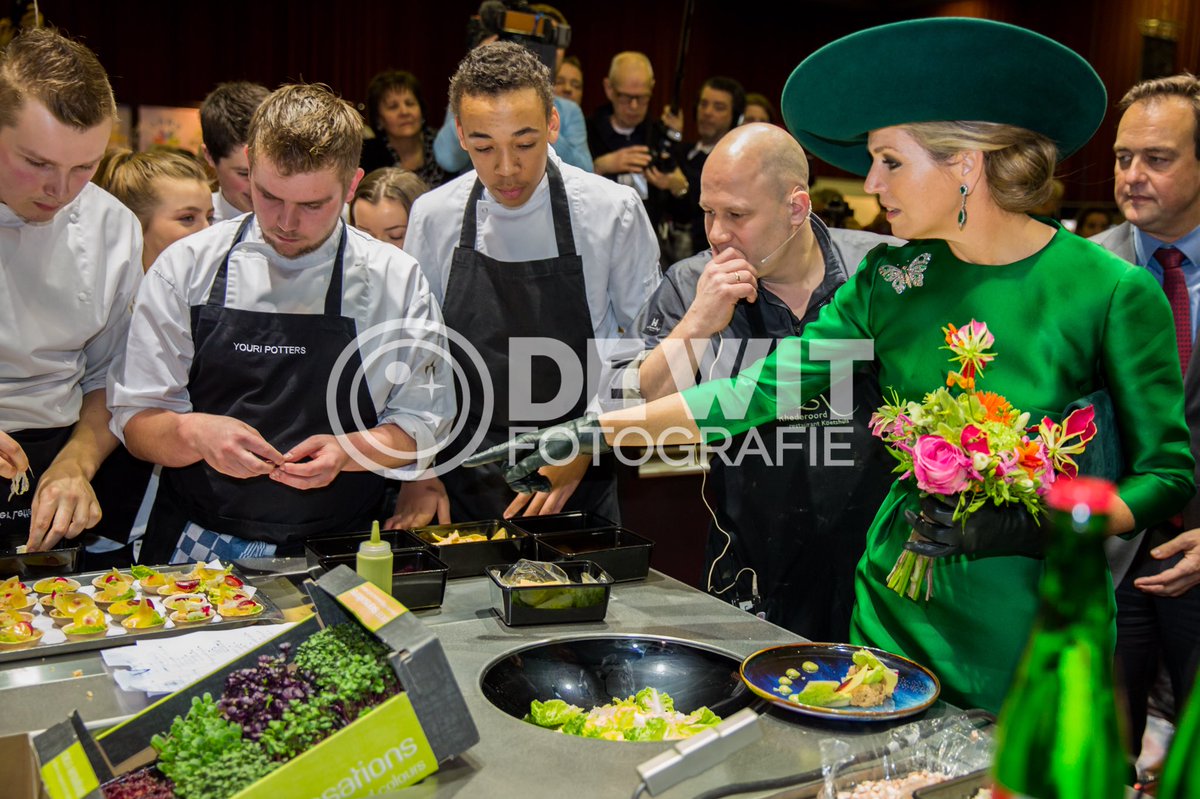Koningin Máxima opende vanmiddag de biobeurs in Zwolle