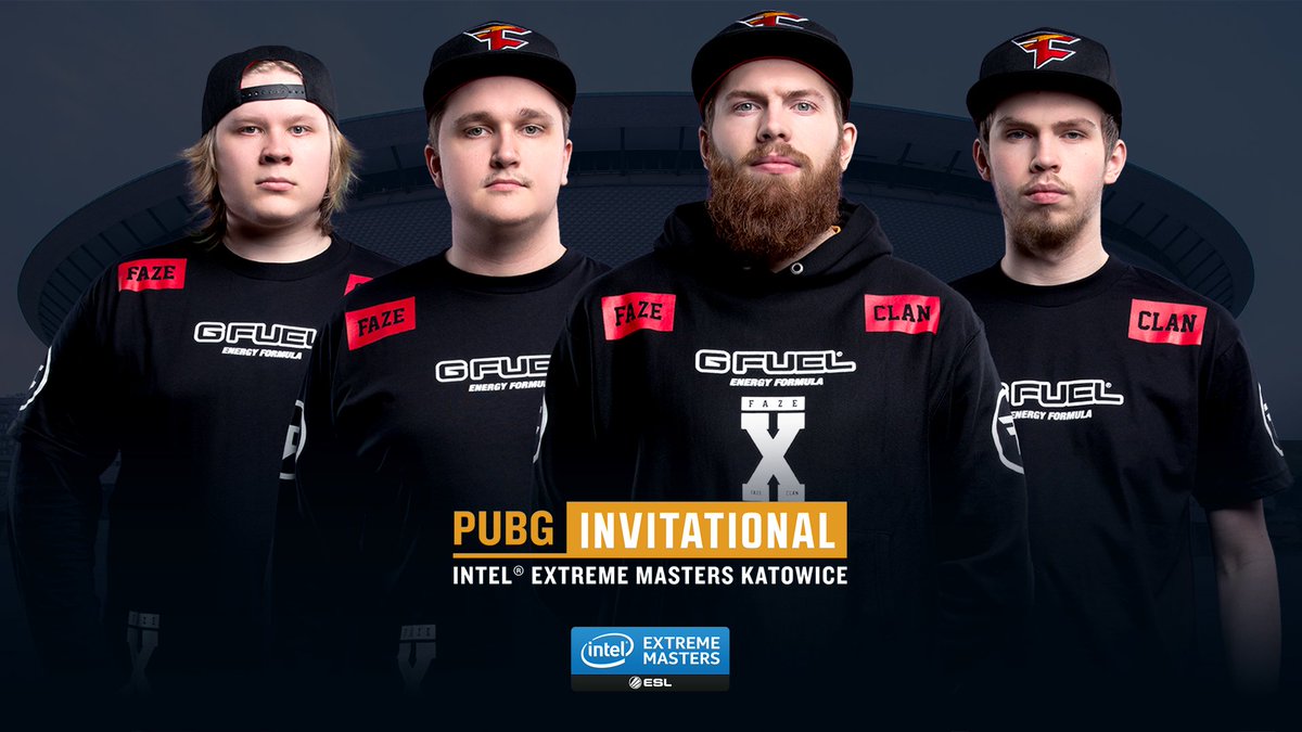 IEM's tweet image. #FaZeUp

@FaZeClan is our first invited team for the @PUBATTLEGROUNDS Invitational at #IEM Katowice!