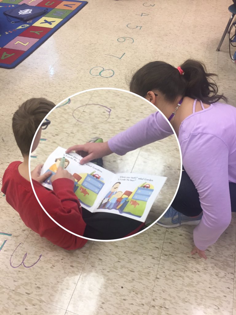 SCLedConsult's tweet photo. "Big" Reading buddies learn how to teach reading so that their 1st grade buddies read each word, practicing deciding and fluency.  #readingbuddies https://t.co/J7o1wHy1I3