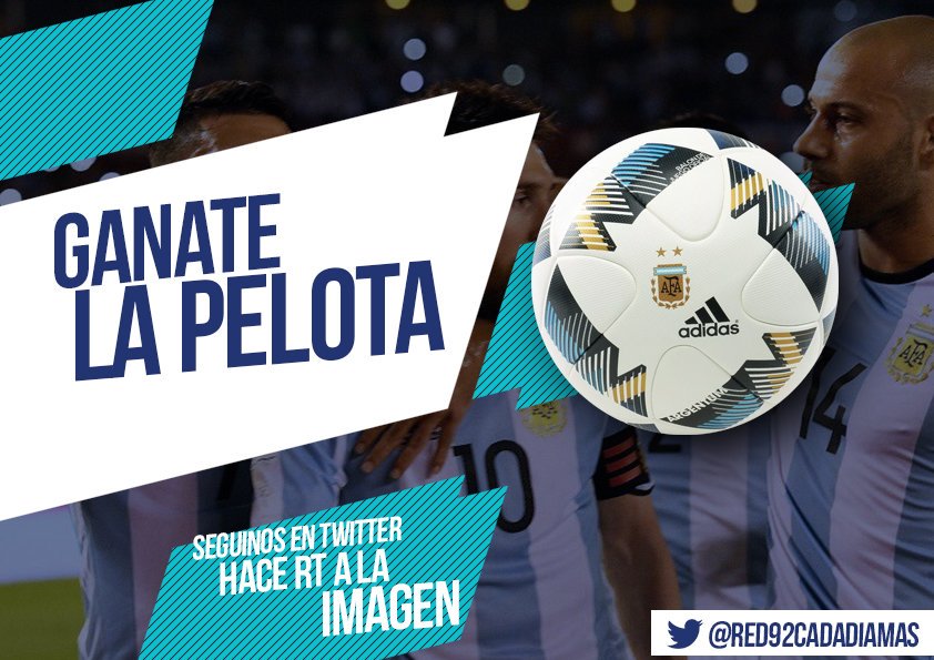 RED92cadadiamas's tweet photo. ☀⚽ #BuenMiércoles ¡Ganate la pelota para disfrutar en el verano! ☀⚽

🙌 ¡A participar! 🙌 

🎁 Seguinos en Twitter, dale RT a la publicación y participá 😉 https://t.co/SwixzyNTqo