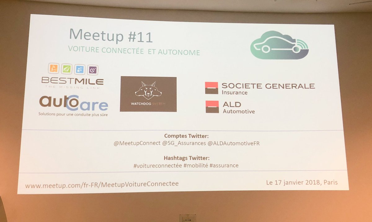 AyvensFrance's tweet photo. 🏁🚗 C’est partiiii pour le #MeetupD2 ! La soirée s’annonce intéressante et enrichissante sur les sujets #VoitureConnectée
#voitureautonome #assurance #mobilite et #assurance https://t.co/GxQh3Koa6M
