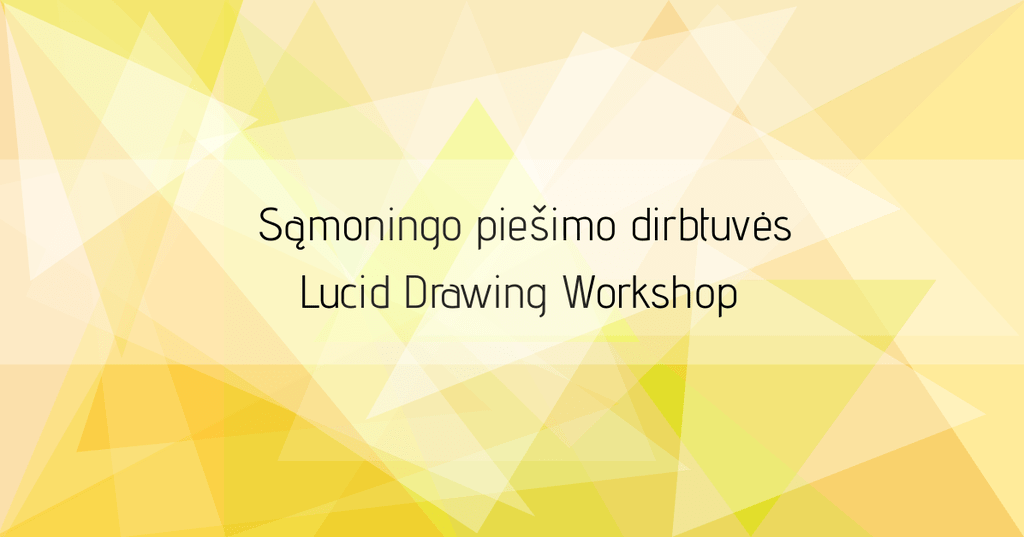 liucijaIB's tweet photo. Lucid Drawing Workshop, 4th of February, 17.00 https://t.co/GwrWARMD1v https://t.co/2KM5HfopHB