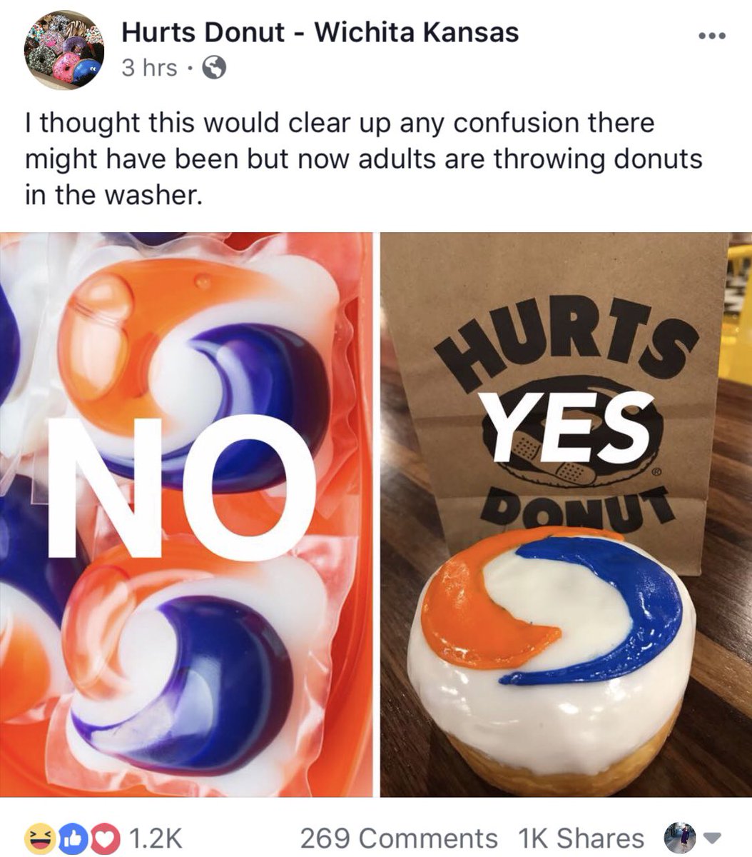๐บ๐๐๐๐ ๐น๐๐๐๐๐๐๐ (@katiejohnstontv) on Twitter photo The only โTide Podโ I could ever encourage you to eat ๐๐ <a href="/hurtsdonutco/">Hurts Donut Co.</a> #TidePodChallenge The only โTide Podโ I could ever encourage you to eat ๐๐ <a href="/hurtsdonutco/">Hurts Donut Co.</a> #TidePodChallenge