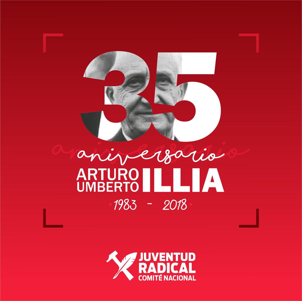 LucianaRached's tweet photo. Mañana 10:30hs en el Cementerio de la Recoleta homenajeamos a Arturo Illia, este cálido recuerdo lo compartiremos junto a Changui Cáceres, @CasellaUCR y @RICALFONSIN https://t.co/71O2rDvrlN