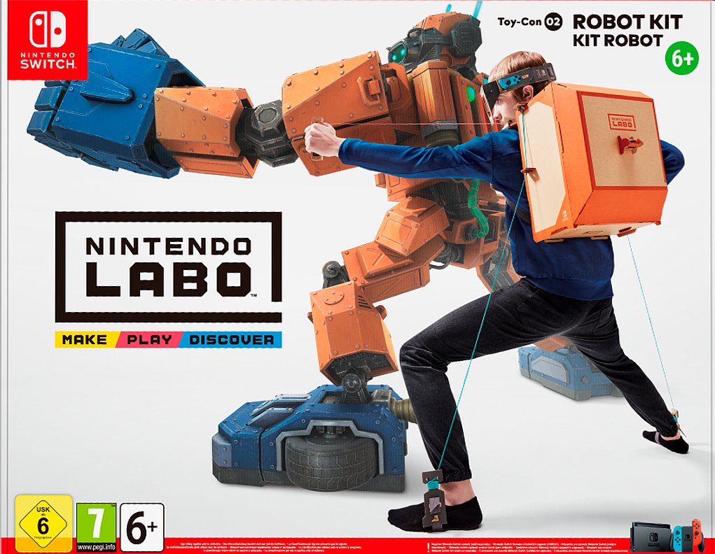 CoolBoxArt's tweet image. Nintendo Labo: Toy-Con 02 - Robot Kit / Switch / Nintendo / 2018