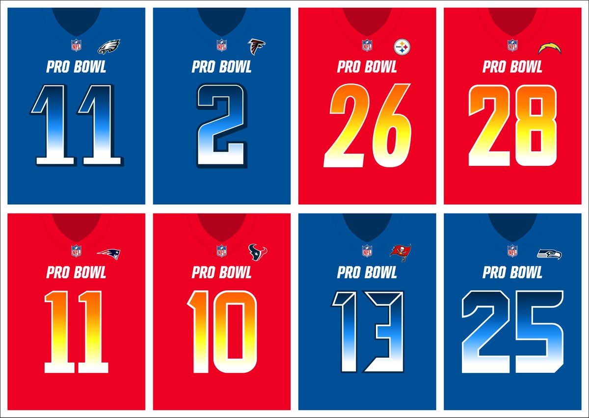 pro bowl jerseys by year